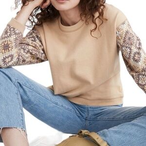 Madewell quilted sweatshirt